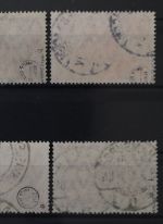 Deutsches Reich, MiNr. 115 a, b, c, d, e + f, gestempelt, BPP Signatur
