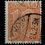 Deutsches Reich Dienstmarken, MiNr. 65, gestempelt, BPP Fotoattest
