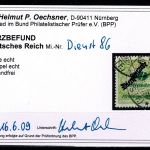 Deutsches Reich Dienstmarke, MiNr. 86, gestempelt, BPP Kurzbefund