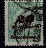 Deutsches Reich Dienstmarke, MiNr. 87, gestempelt, BPP Fotobefund