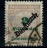 Deutsches Reich Dienstmarke, MiNr. 84, gestempelt, BPP Signatur
