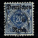 Deutsches Reich Dienstmarken, MiNr. 55 Y, gestempelt, BPP Signatur