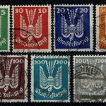 Deutsches Reich, MiNr. 344-350, gestempelt