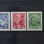 Sowjetunion, MiNr. 354-357, Falz