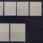 Berlin, MiNr. 35-41, Neugummi