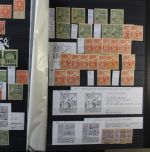 Abarten & Plattenfehler Sammlung im Einsteckalbum