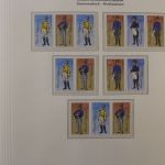 DDR Zusammendruck-Kombinationen 1985-1988