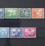 Deutsches Reich, MiNr. 499-507 A, gestempelt
