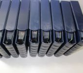 pro collect plus-Album-Set, königsblau, 9 Alben mit Klarsichteinlagen für Karten