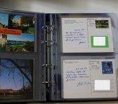 pro collect plus-Album-Set, königsblau, 9 Alben mit Klarsichteinlagen für Karten