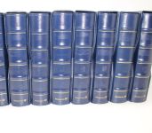 pro collect plus-Album-Set, königsblau, 9 Alben mit Klarsichteinlagen für Karten