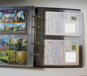 pro collect plus-Album-Set, königsblau, 9 Alben mit Klarsichteinlagen für Karten