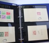 Leuchtturm 10 blaue Vario F Ringbinder mit Kassetten