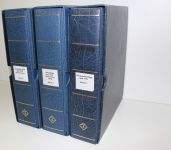 BRD Ganzsachen Sammlung in 3 Leuchtturm VARIO GIGANT Alben