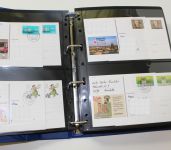 BRD Ganzsachen Sammlung in 3 Leuchtturm VARIO GIGANT Alben