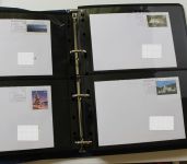 BRD Ganzsachen Sammlung in 3 Leuchtturm VARIO GIGANT Alben