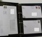 BRD Ganzsachen Sammlung in 3 Leuchtturm VARIO GIGANT Alben