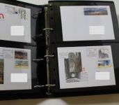 BRD Ganzsachen Sammlung in 3 Leuchtturm VARIO GIGANT Alben