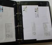 BRD Ganzsachen Sammlung in 3 Leuchtturm VARIO GIGANT Alben