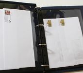 BRD Ganzsachen Sammlung in 3 Leuchtturm VARIO GIGANT Alben