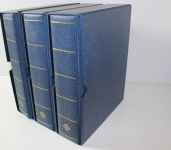Leuchtturm, VARIO GIGANT, 3 blaue Ringbinder GIGANT mit Kassetten