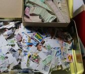 Briefmarken-Posten in 2 Umzugskartons, insgesamt 47 KG!!!