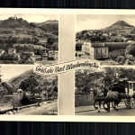 Bad Blankenburg/Thür., 3 Ortsansichten, Pferdekutsche
