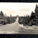 Oberwiesenthal, Erzgebirge, Auffahrt zum Fichtelberghaus