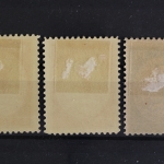 Deutsches Reich, MiNr. I - III, Falz