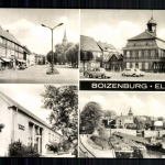 Boizenburg Kr. Hagenow, Rathaus, Kulturhaus "Kurt Bürger", Hafen
