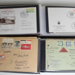 Deutschland (BRD) Briefe-Sammlung ab den 1960er Jahren in 4 Alben