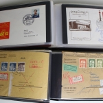 Deutschland (BRD) Briefe-Sammlung ab den 1960er Jahren in 4 Alben