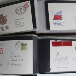 Deutschland (BRD) Briefe-Sammlung ab den 1960er Jahren in 4 Alben