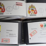 Deutschland (BRD) Briefe-Sammlung ab den 1960er Jahren in 4 Alben
