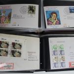 Deutschland (BRD) Briefe-Sammlung ab den 1960er Jahren in 4 Alben