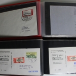 Deutschland (BRD) Briefe-Sammlung ab den 1960er Jahren in 4 Alben