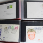 Deutschland (BRD) Briefe-Sammlung ab den 1960er Jahren in 4 Alben