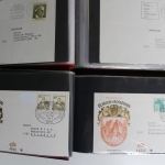 Deutschland (BRD) Briefe-Sammlung ab den 1960er Jahren in 4 Alben