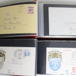 Deutschland (BRD) Briefe-Sammlung ab den 1960er Jahren in 4 Alben