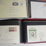 Deutschland (BRD) Briefe-Sammlung ab den 1960er Jahren in 4 Alben