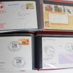 Deutschland (BRD) Briefe-Sammlung ab den 1960er Jahren in 4 Alben
