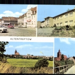 Altentreptow, Platz der Freiheit, Schule, Neubrandenburger Tor