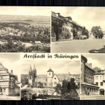 Arnstadt/Thü., Ried, Papiermühle, Liebfrauenkirche, Erfurter Straße