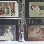 116 alte Ansichtskarten in einem Album