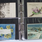 116 alte Ansichtskarten in einem Album
