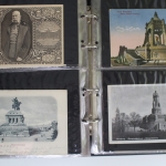 116 alte Ansichtskarten in einem Album