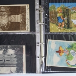 116 alte Ansichtskarten in einem Album