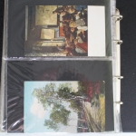 116 alte Ansichtskarten in einem Album