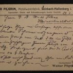 Steinbach.Hallenberg, Pilgrim, Metallwarenfabrik, 1913