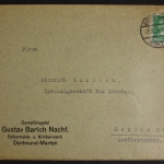Dortmund-Marten, Danpfziegelei Barich, dekoratives Angebot, 1929
